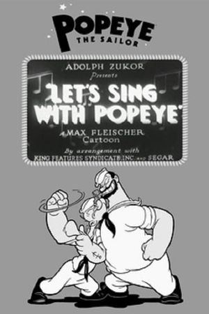 Let's Sing with Popeye's poster