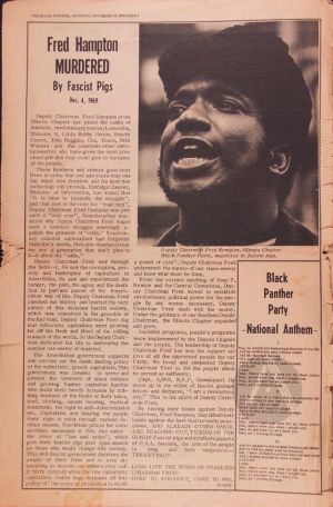 Death of a Black Panther: Fred Hampton's poster