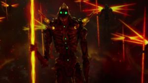 Giant God Warrior Appears in Tokyo's poster
