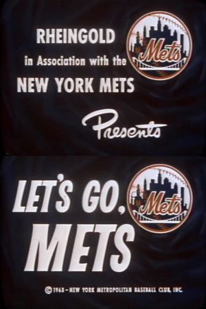 1963 Mets: Let's Go, Mets's poster