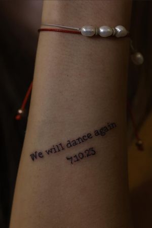 We Will Dance Again's poster