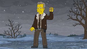 The Simpsons: A Serious Flanders's poster