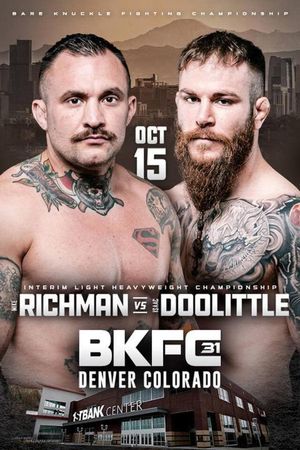 BKFC 31: Richman vs Doolittle's poster