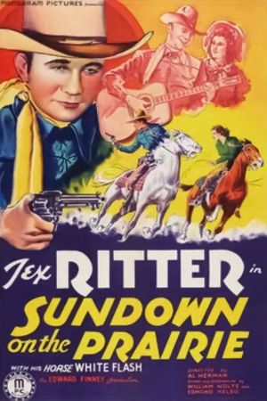 Sundown on the Prairie's poster