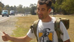 Garth Goes Hitch-Hiking's poster
