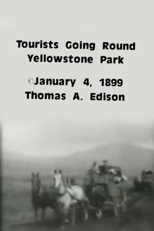 Tourists Going Round Yellowstone Park's poster
