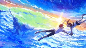 Weathering with You's poster