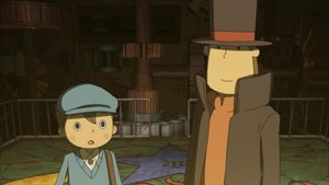 Professor Layton and the Eternal Diva's poster