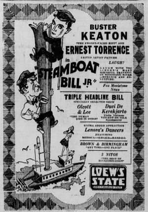 Steamboat Bill, Jr.'s poster
