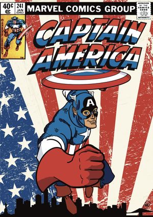 Captain America's poster