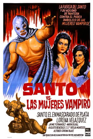 Santo vs. the Vampire Women's poster