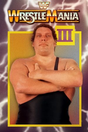 WrestleMania III's poster