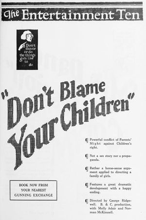 Don't Blame Your Children's poster