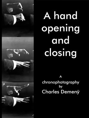 A hand opening and closing's poster