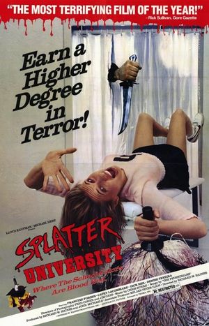 Splatter University's poster