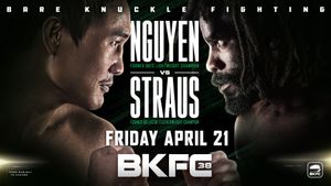 BKFC 38: Nguyen vs. Straus's poster