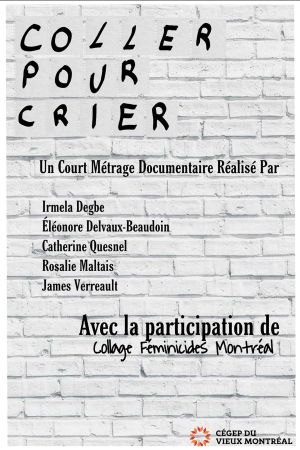 Coller pour crier's poster