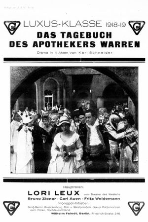 Das Tagebuch des Apothekers Warren's poster