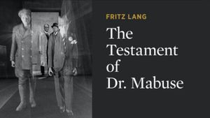 The Testament of Dr. Mabuse's poster