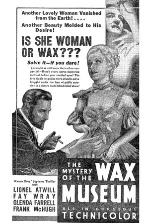 Mystery of the Wax Museum's poster