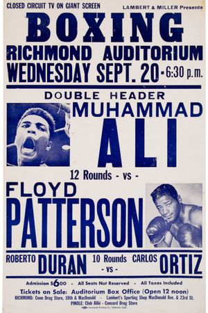 Muhammad Ali vs. Floyd Patterson I's poster