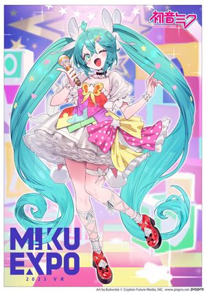 HATSUNE MIKU EXPO 2023 VR's poster