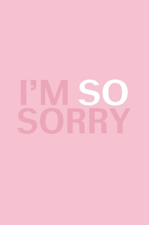 I'm SO Sorry's poster