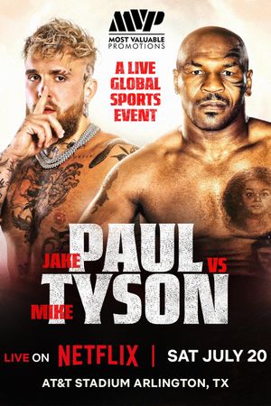 Jake Paul vs. Mike Tyson's poster