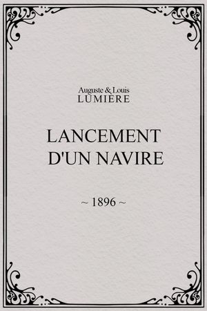 Lancement d'un navire's poster