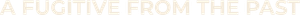 A Fugitive from the Past's poster