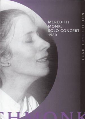 Meredith Monk: Solo Concert 1980's poster