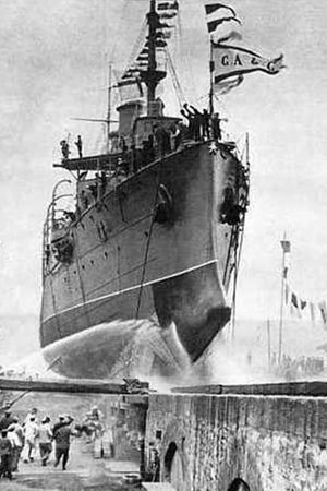 The Italian Warship Libia's poster