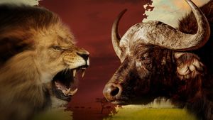 Blood Rivals: Lion vs Buffalo's poster