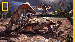 Dino Death Trap's poster