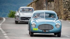 Rosso Mille Miglia's poster