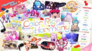 hololive 6th fes. Color Rise Harmony Day 2 Creators' Stage's poster