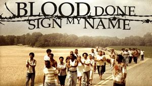 Blood Done Sign My Name's poster