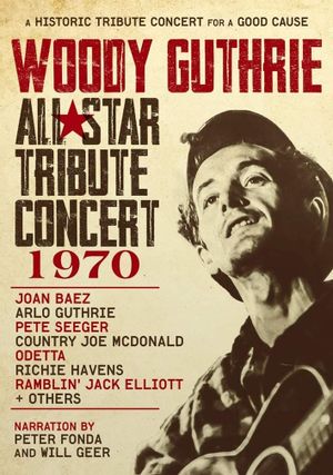 Woody Guthrie All-Star Tribute Concert 1970's poster