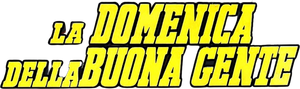 La domenica della buona gente's poster