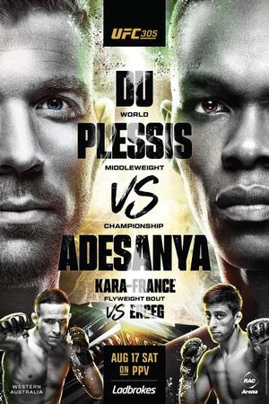 UFC 305: du Plessis vs. Adesanya's poster