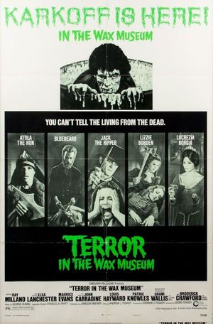 Terror in the Wax Museum's poster