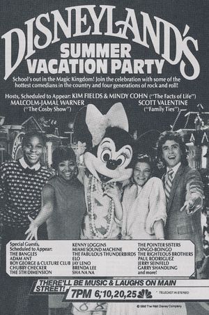 Disneyland's Summer Vacation Party's poster