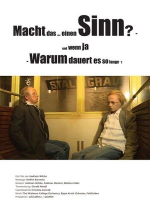 Macht das alles einen Sinn? Und wenn ja: Warum dauert es so lange?'s poster