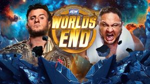 AEW Worlds End's poster