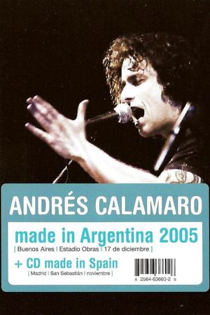 Andrés Calamaro - Made In Argentina's poster