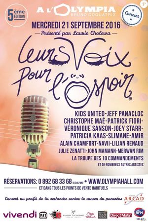 Leurs voix pour l'espoir - 5ème édition's poster