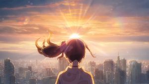 Weathering with You's poster