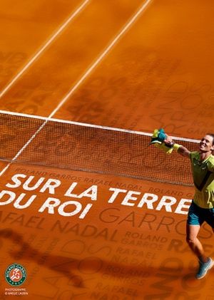 Rafael Nadal sur la Terre du Roi's poster