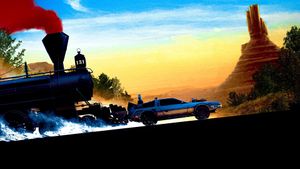 Back to the Future Part III's poster