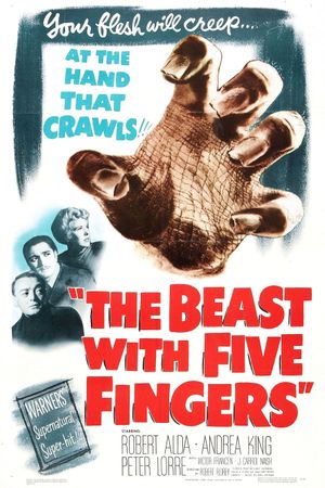 The Beast with Five Fingers's poster